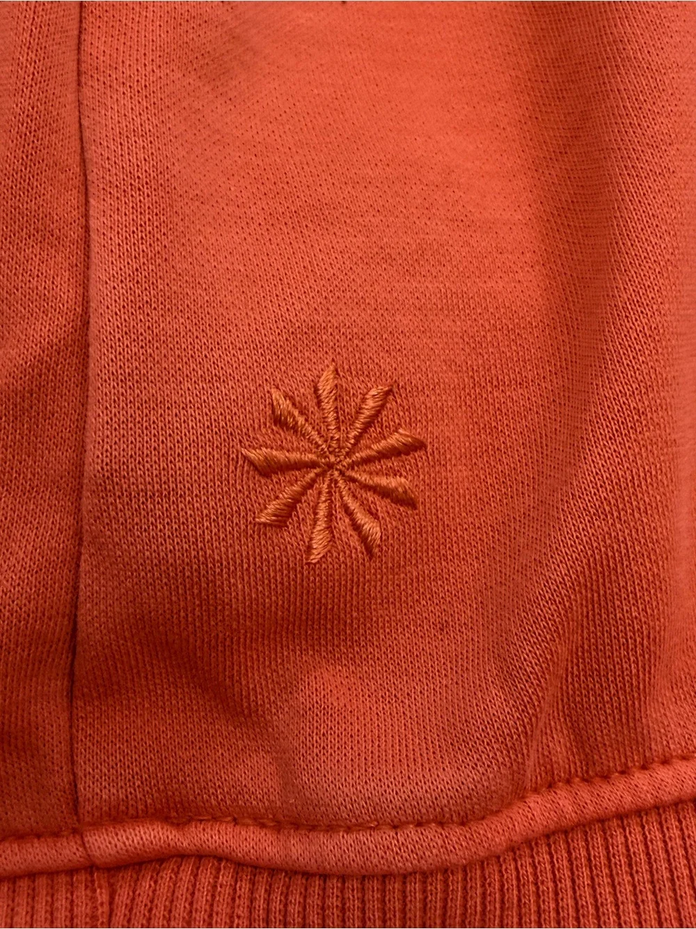Athleta Sundown Alliance Pullover Hoodie Acapulco Orange Women’s Small
